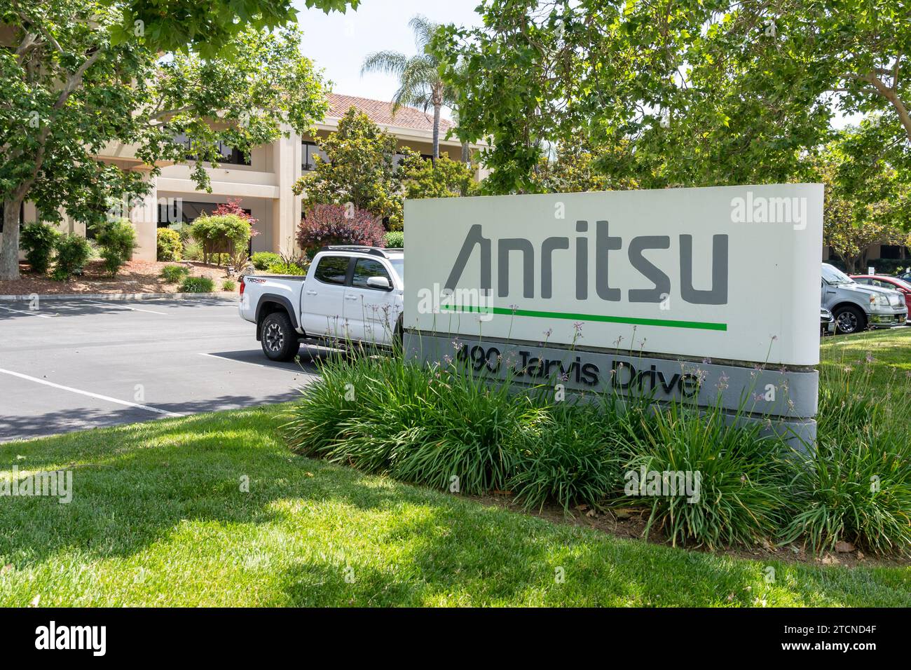 Ufficio Anritsu North America su Jarvis Drive, Morgan Hill, California, USA Foto Stock