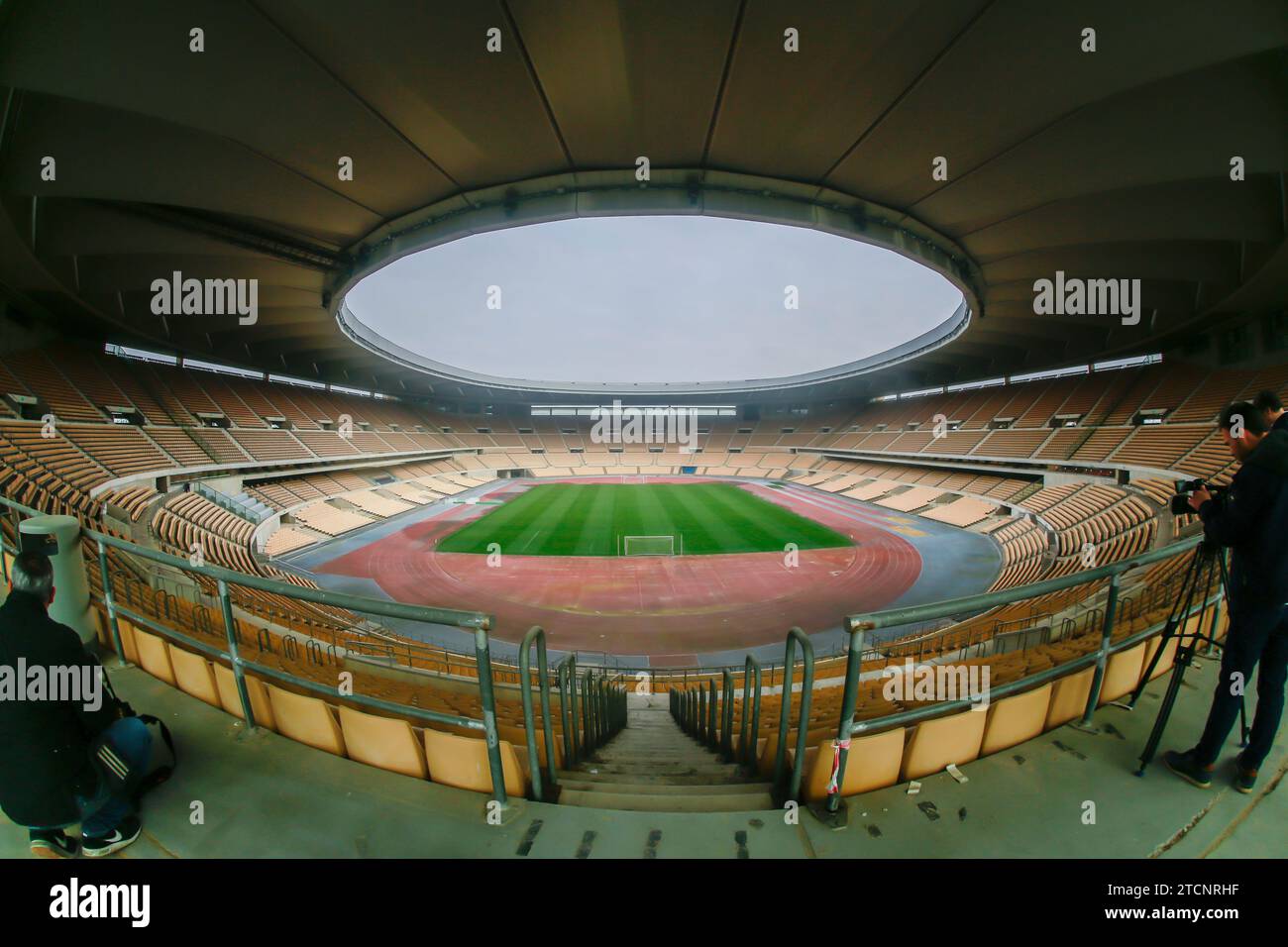 Siviglia, 12/02/2020. Visita allo stadio Cartuja. Foto: Vanessa Gómez. Archsev. Crediti: Album / Archivo ABC / Vanessa Gómez Foto Stock