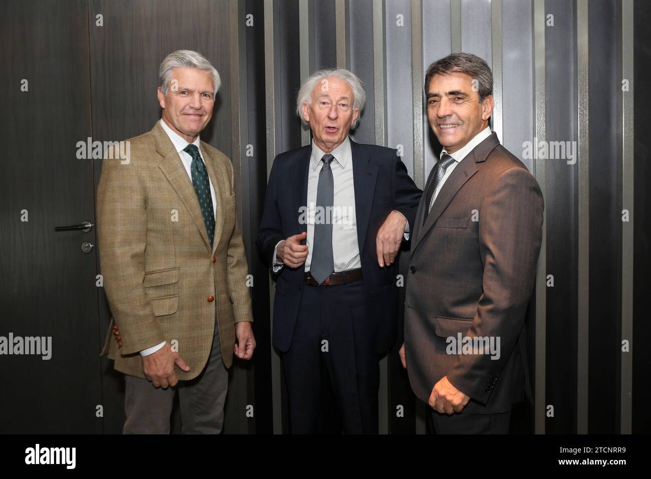 Madrid, 01/27/2020. Membri della giuria del dodicesimo premio ABC per la corrida. Foto: Isabel Permuy. ArchDC. Crediti: Album / Archivo ABC / Isabel B Permuy Foto Stock