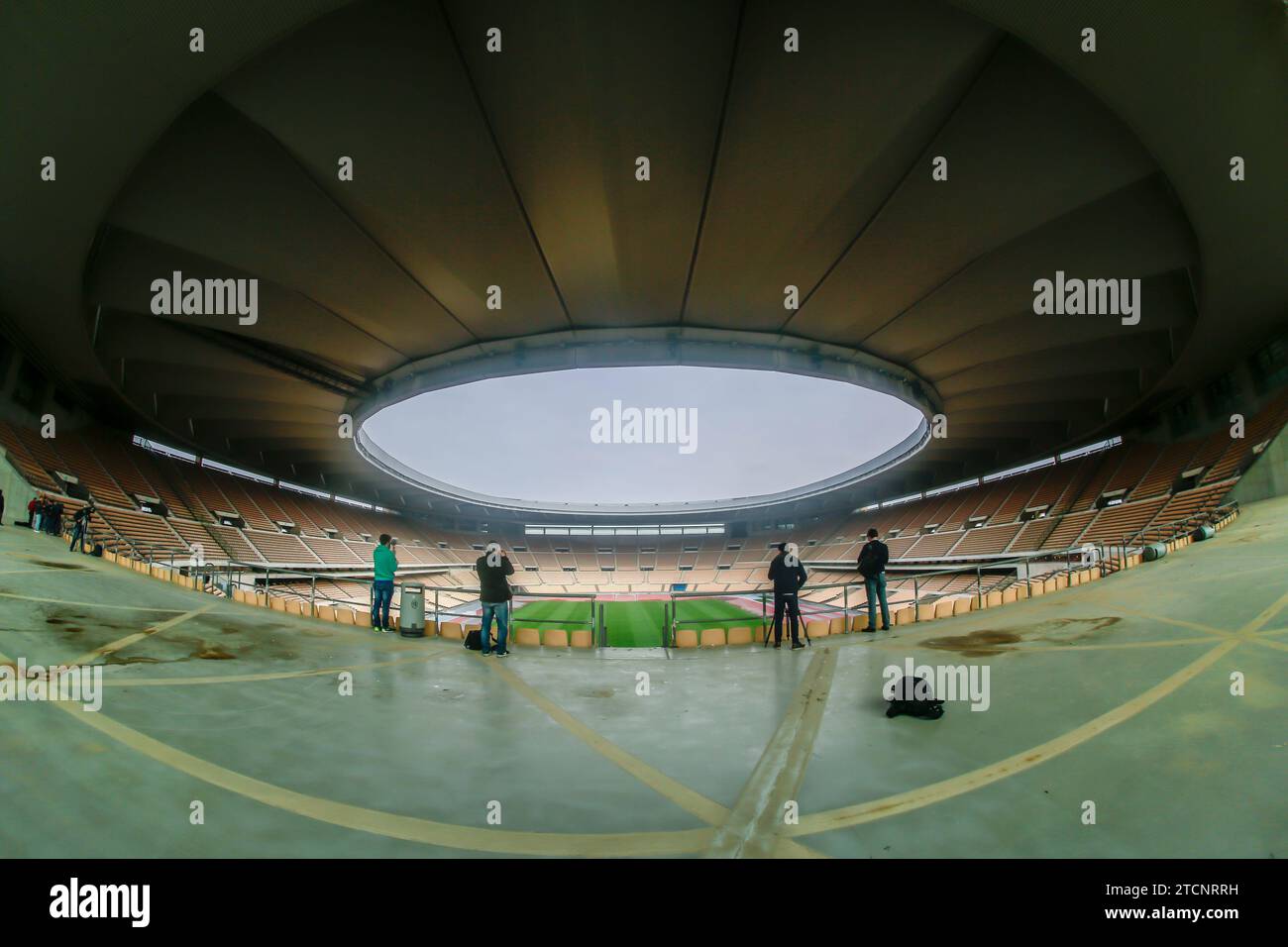 Siviglia, 12/02/2020. Visita allo stadio Cartuja. Foto: Vanessa Gómez. Archsev. Crediti: Album / Archivo ABC / Vanessa Gómez Foto Stock