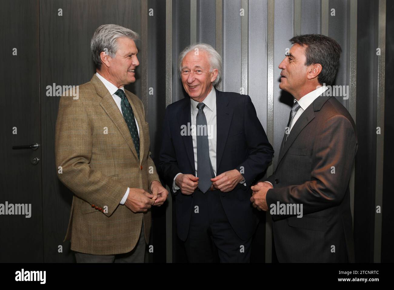 Madrid, 01/27/2020. Membri della giuria del dodicesimo premio ABC per la corrida. Foto: Isabel Permuy. ArchDC. Crediti: Album / Archivo ABC / Isabel B Permuy Foto Stock