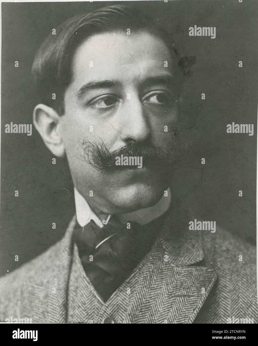 Ritratto di José Juan Cadenas all'epoca del "Conte di Lussemburgo", 1909. Crediti: Album / Archivo ABC Foto Stock