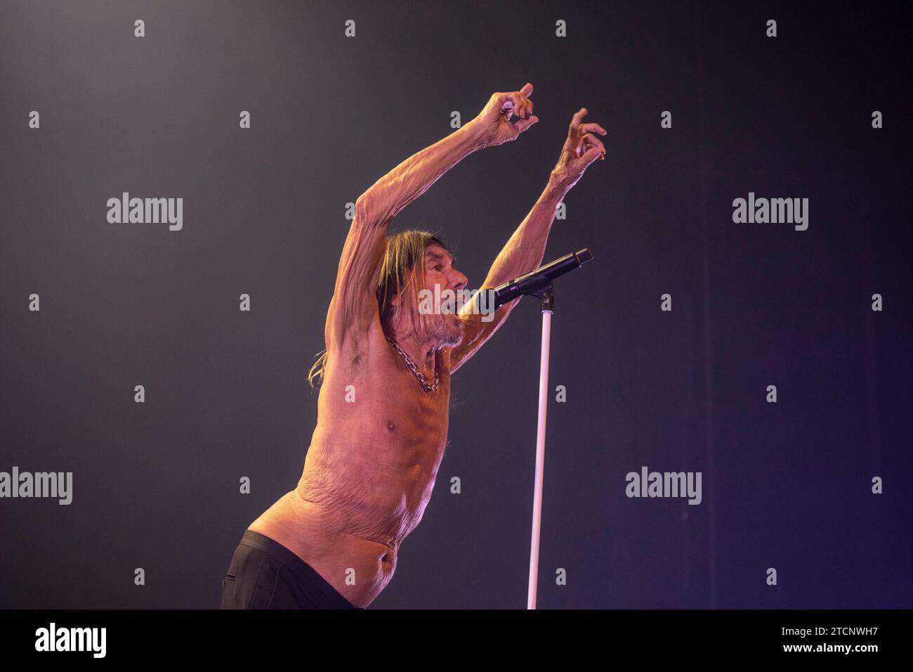 Madrid, 07/26/2021. Concerto di Iggy pop al Teatro Real. Foto: Isabel Permuy. ArchDC. Crediti: Album / Archivo ABC / Isabel B Permuy Foto Stock