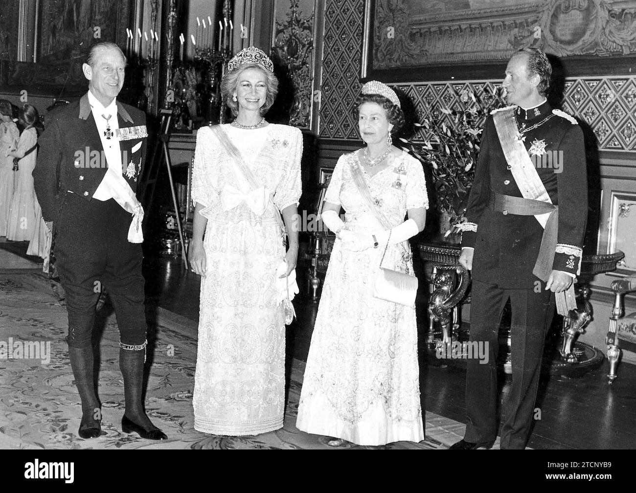 04/23/1986. Secondo giorno dei Re nel Regno Unito. Crediti: Album / Archivo ABC Foto Stock