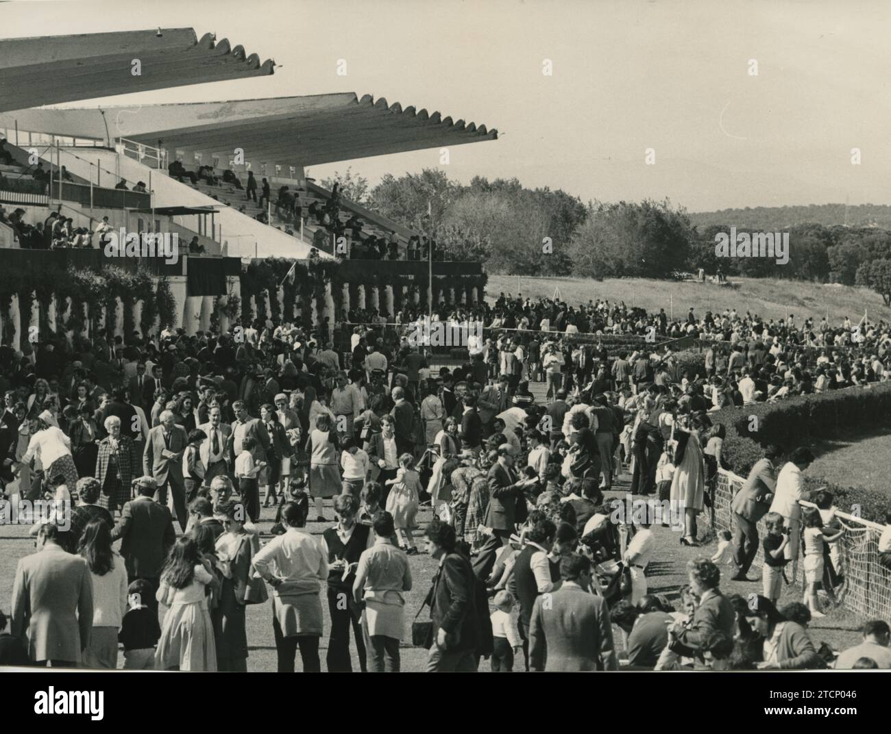 Madrid, maggio 1982. Apparizione dell'ippodromo di Zarzuela. Crediti: Album / Archivo ABC / Manuel Sanz Bermejo Foto Stock