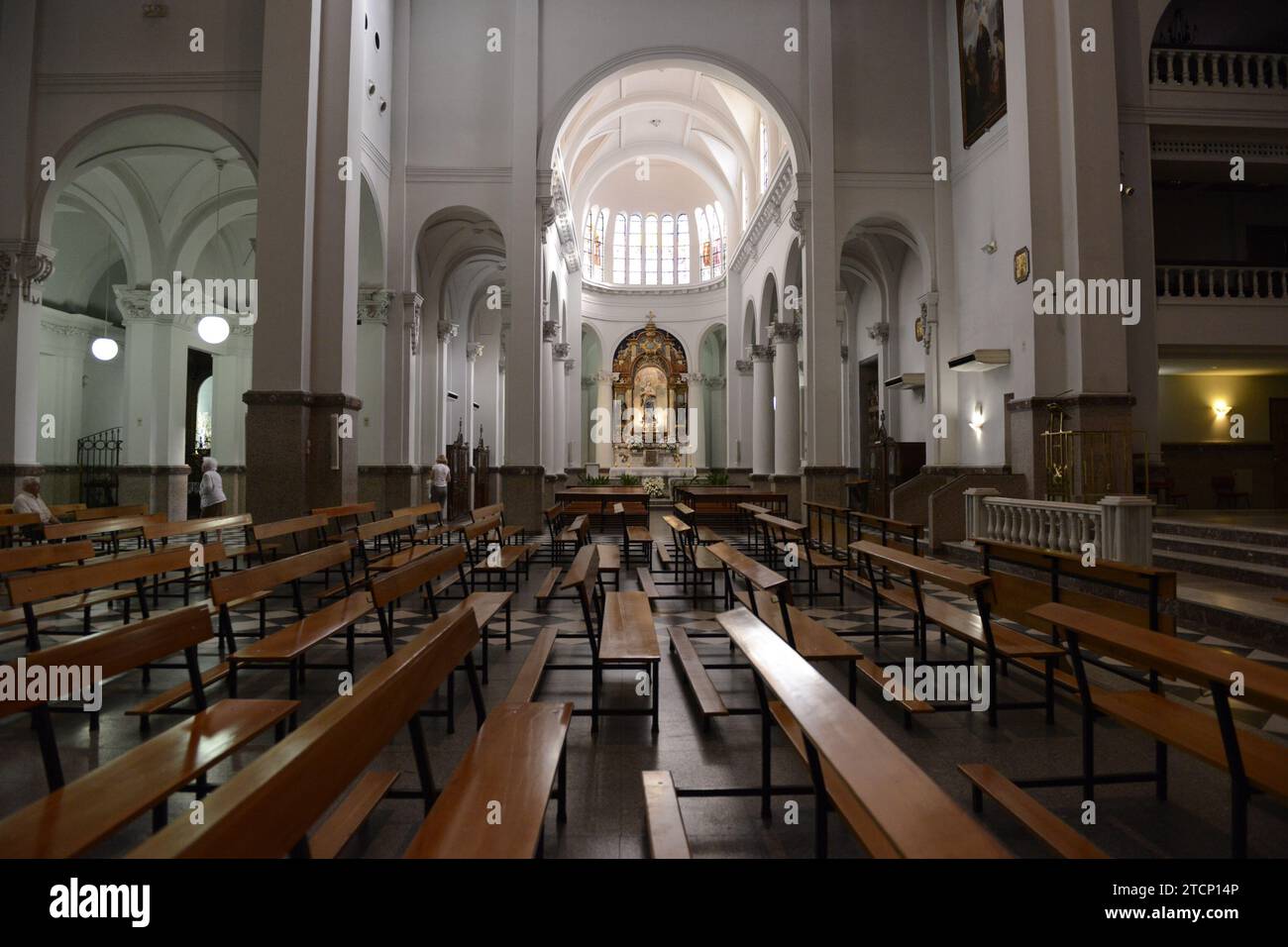 Madrid, 07/08/2015. Rapporto sulle chiese di Madrid. Nell'immagine la Basilica di Jesús de Medinaceli. Foto: Maya Balanya ARCHDC. Crediti: Album / Archivo ABC / Maya Balanya Foto Stock