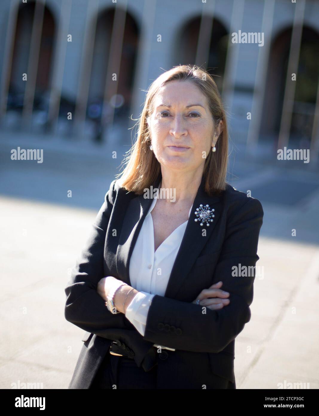 Madrid, 31 ottobre 2013. Intervista con Ana Pastor, Ministro dello sviluppo. Foto: Ignacio Gil. Â?¦.Archdcâ?¦. Crediti: Album / Archivo ABC / Ignacio Gil Foto Stock