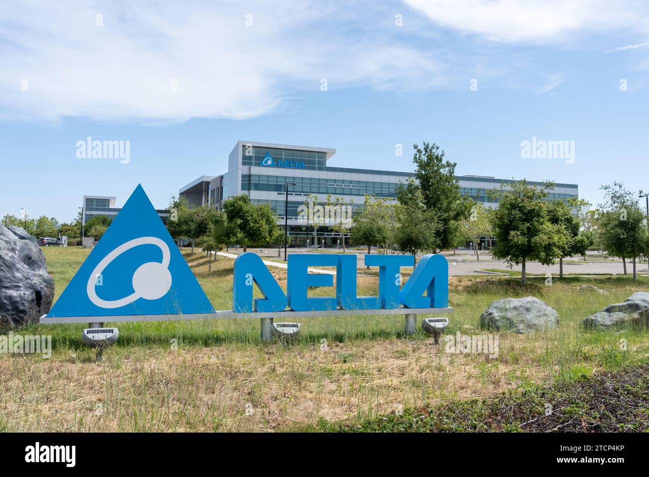 Sede centrale di Delta Electronics Americas a Fremont, CALIFORNIA, Stati Uniti Foto Stock