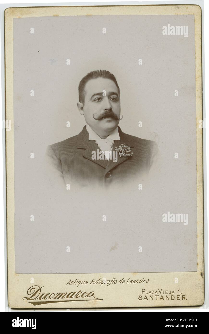 06/30/1912. Leopoldo Pardo, illustre politico del partito liberale. Crediti: Album / Archivo ABC / Duomarco Foto Stock