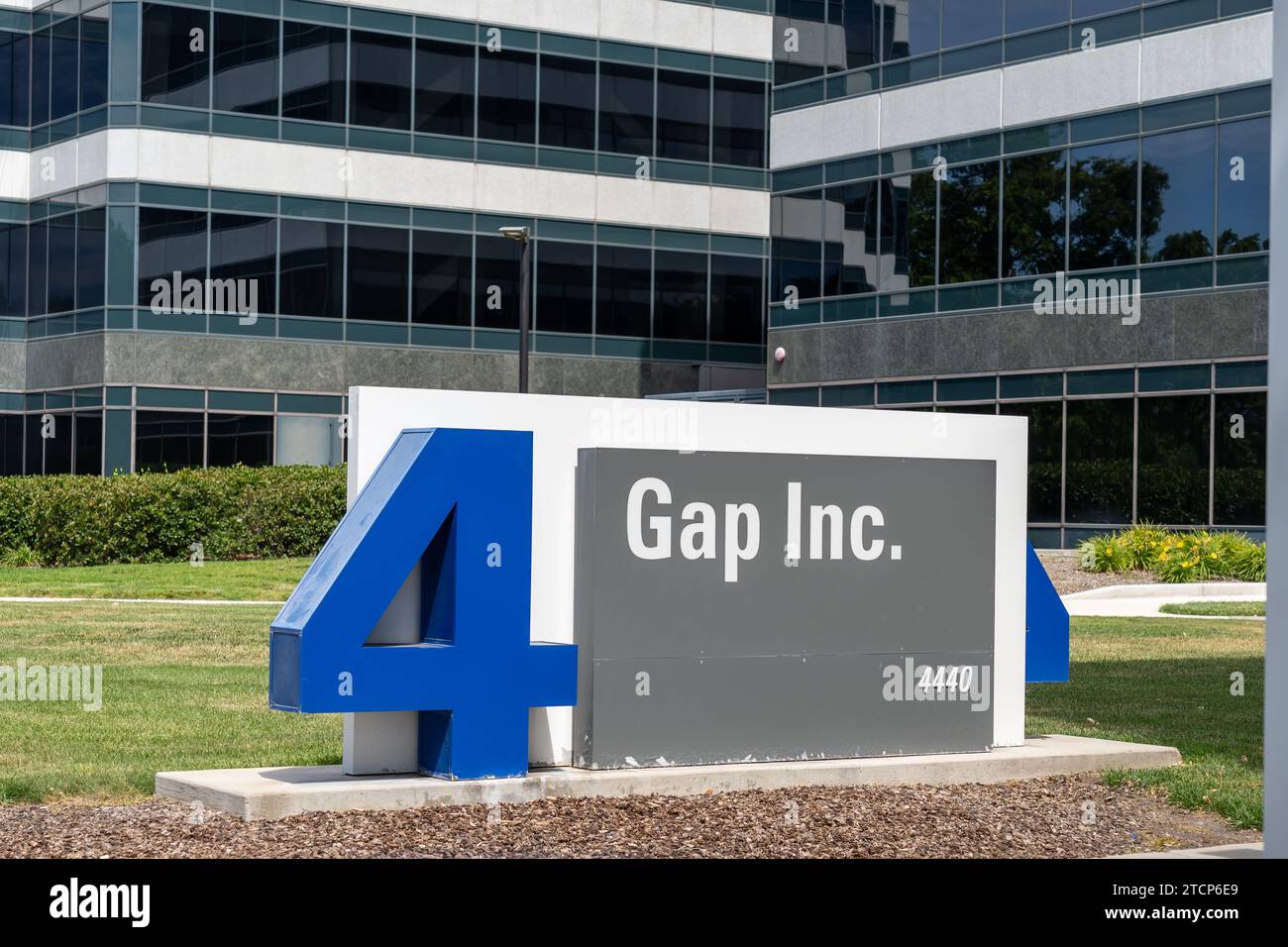 GAP Inc sede aziendale a Pleasanton, CA, Stati Uniti Foto Stock