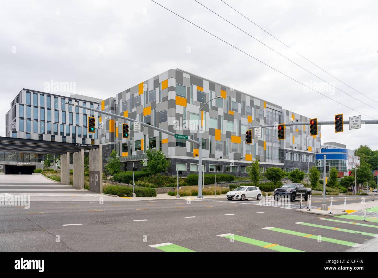 Sede centrale di Adidas North America a Portland, Oregon, Stati Uniti Foto Stock