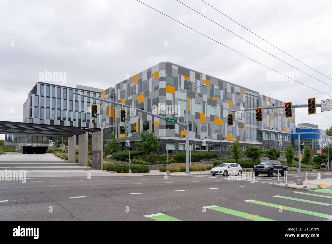 Sede centrale di Adidas North America a Portland, Oregon, Stati Uniti Foto Stock