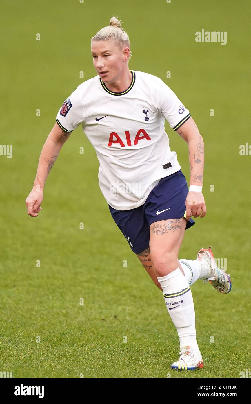 Foto del file datata 14-01-2023 di Bethany Inghilterra, che si è unita al Tottenham dal Chelsea in quello che è stato riferito essere un contratto record tra due club della Super League femminile. Data di emissione: Giovedì 14 novembre 2023. Foto Stock