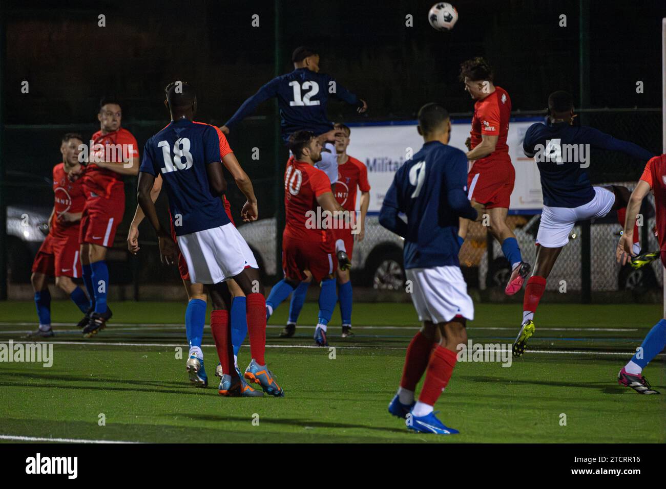 Kentish Cup 2023 - partita di apertura della squadra inglese contro la squadra francese, partita che si è svolta ad Agen, Lot-et-Garonne, in Francia Foto Stock