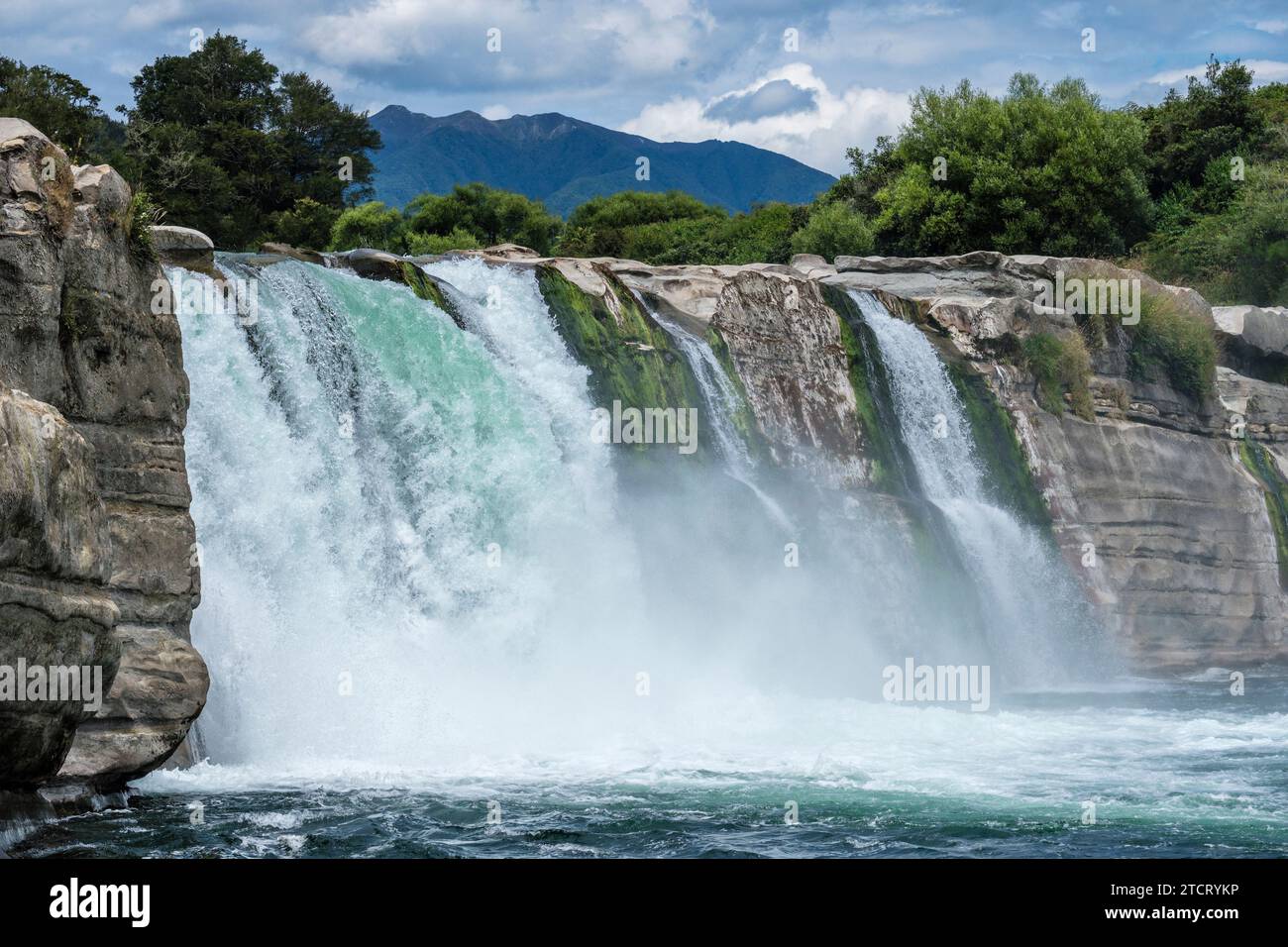 Cascate di Maruia, fiume Maruia, Shenandoah, Tasman, Isola del Sud, nuova Zelanda Foto Stock