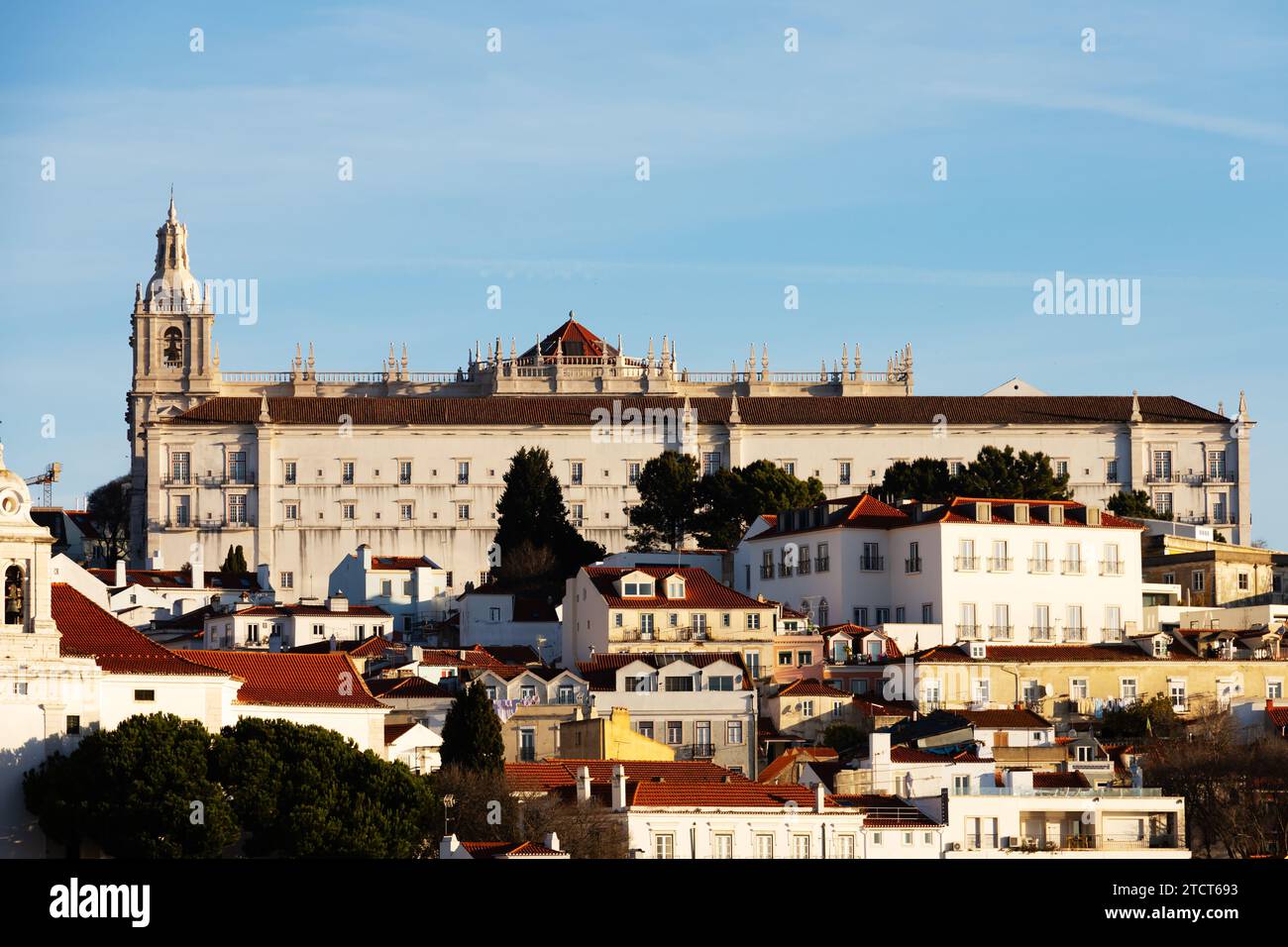 Cattedrale di San Vincenzo, Igreja de Sao vincente de Fora. Chiesa storica e monastero, Lisbona, Portogallo. Foto Stock