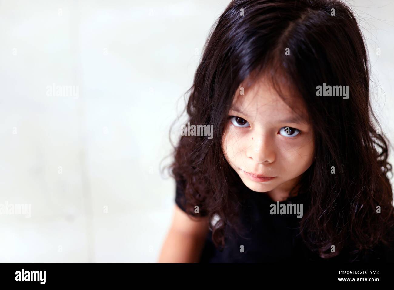 Ritratto di una giovane ragazza asiatica. Foto Stock