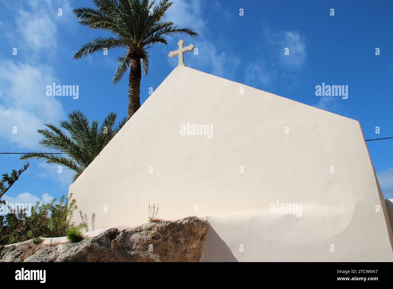 cappella in un monastero ortodosso (chrysoskalitissas) a creta in grecia Foto Stock
