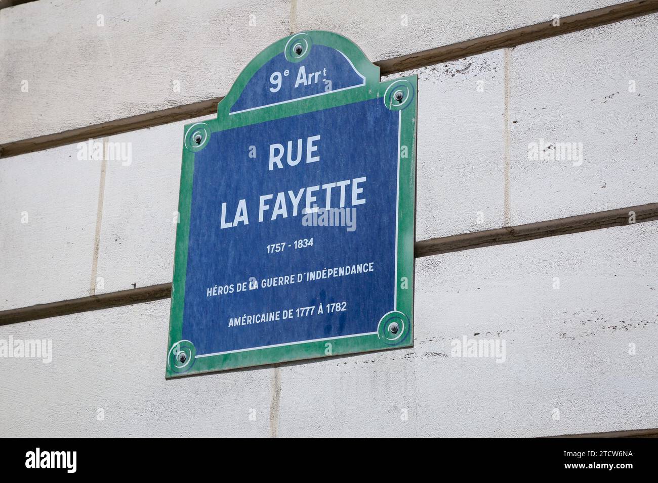 Opera Garnier, simbolo di Parigi in una giornata di sole, Parigi, Francia Foto Stock