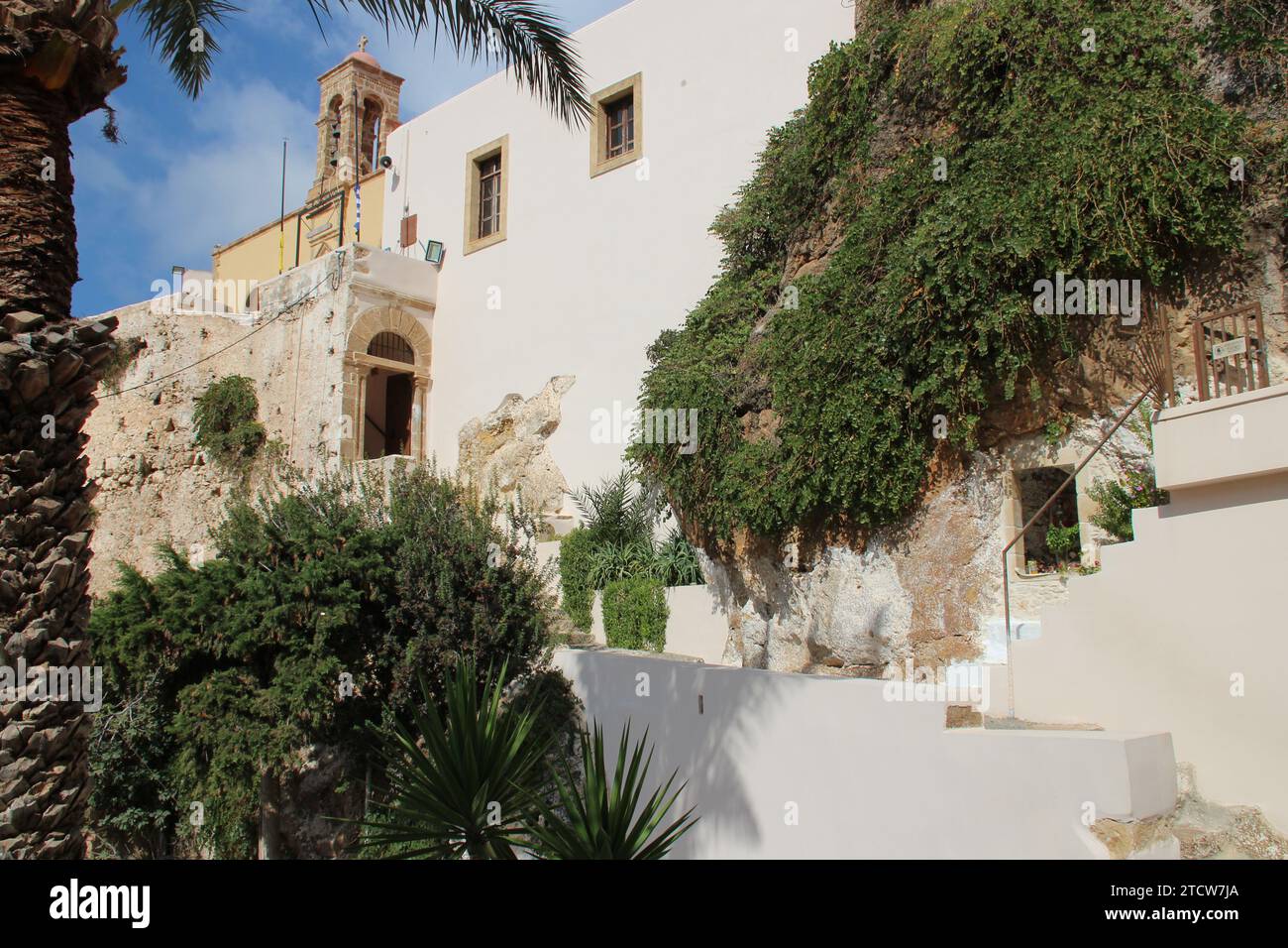 monastero ortodosso (chrysoskalitissas) a creta in grecia Foto Stock