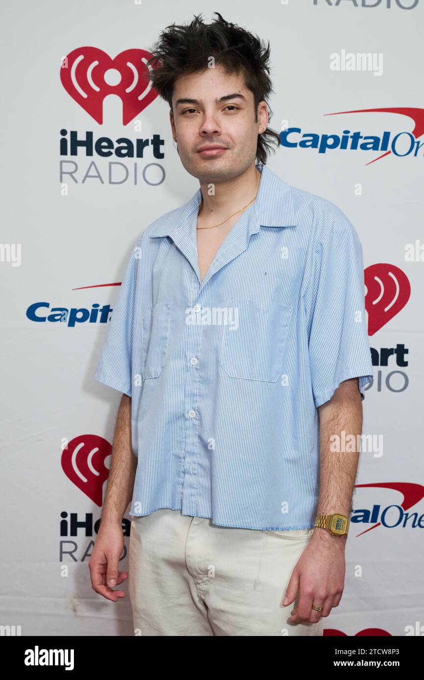 PHILADELPHIA, PA, Stati Uniti - 12 DICEMBRE 2023: Arlo gratuita si pone all'iHeartRadio Jingle Ball 2023 di Q102 presso il Wells Fargo Center. Foto Stock