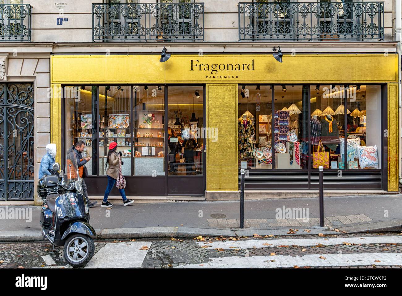Boutique Fragonard Montmartre , un negozio di profumi a Montmartre nel 18° arrondissement , Parigi, Francia Foto Stock