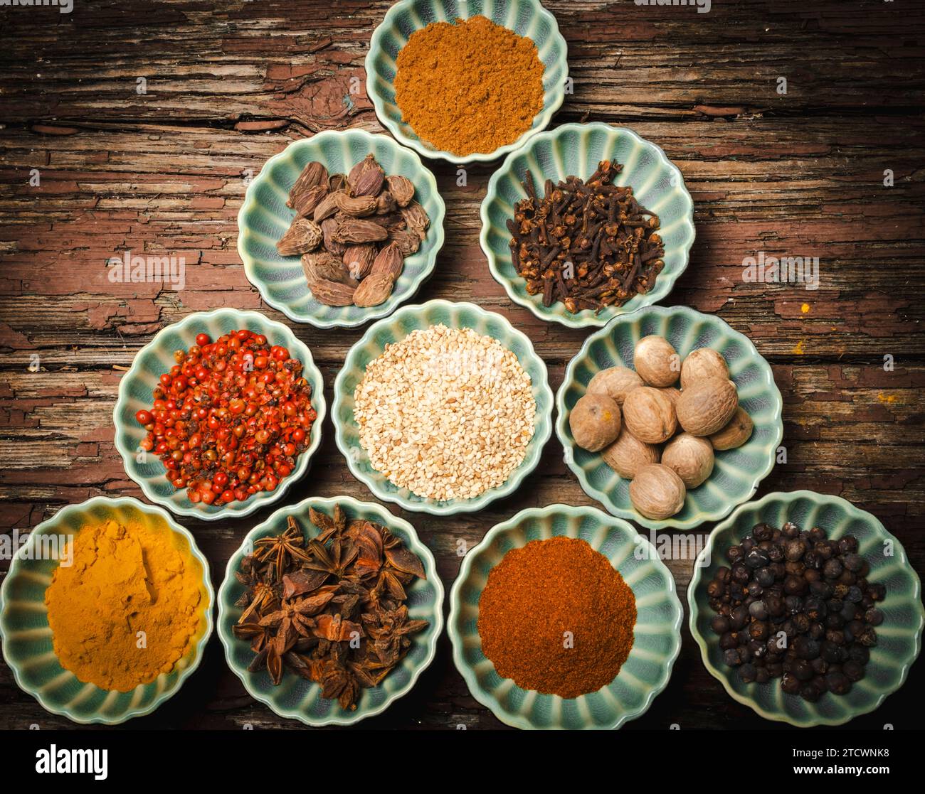 spezie calde Foto Stock