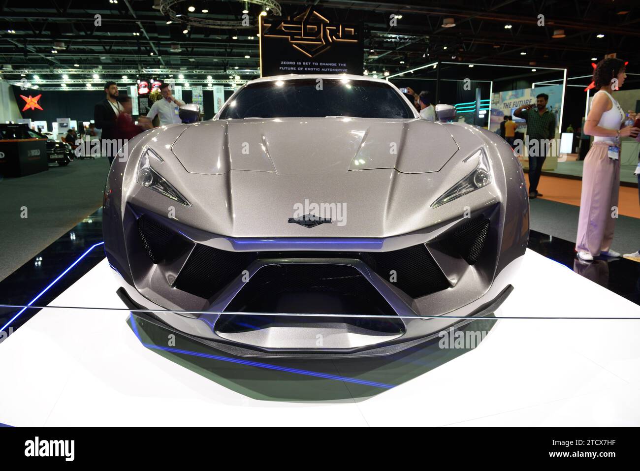 DUBAI, Emirati Arabi Uniti - 16 novembre: il famigerato Zedro sportscar su Dubai Motor Show 2019 Il 16 novembre 2019 Foto Stock