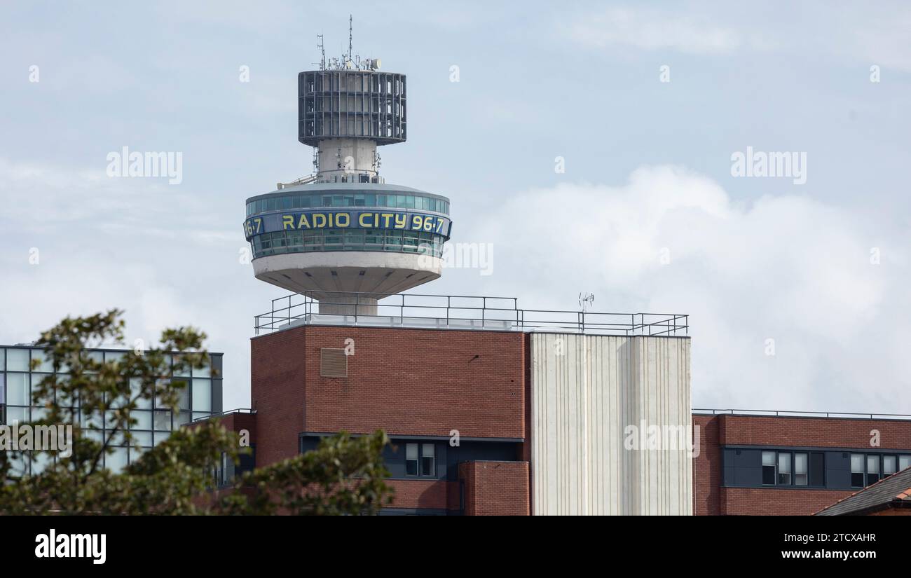 Liverpool, regno unito, 16 maggio 2023 radio City Tower o St. John's Beacon è una torre radio e di osservazione a Liverpool Foto Stock