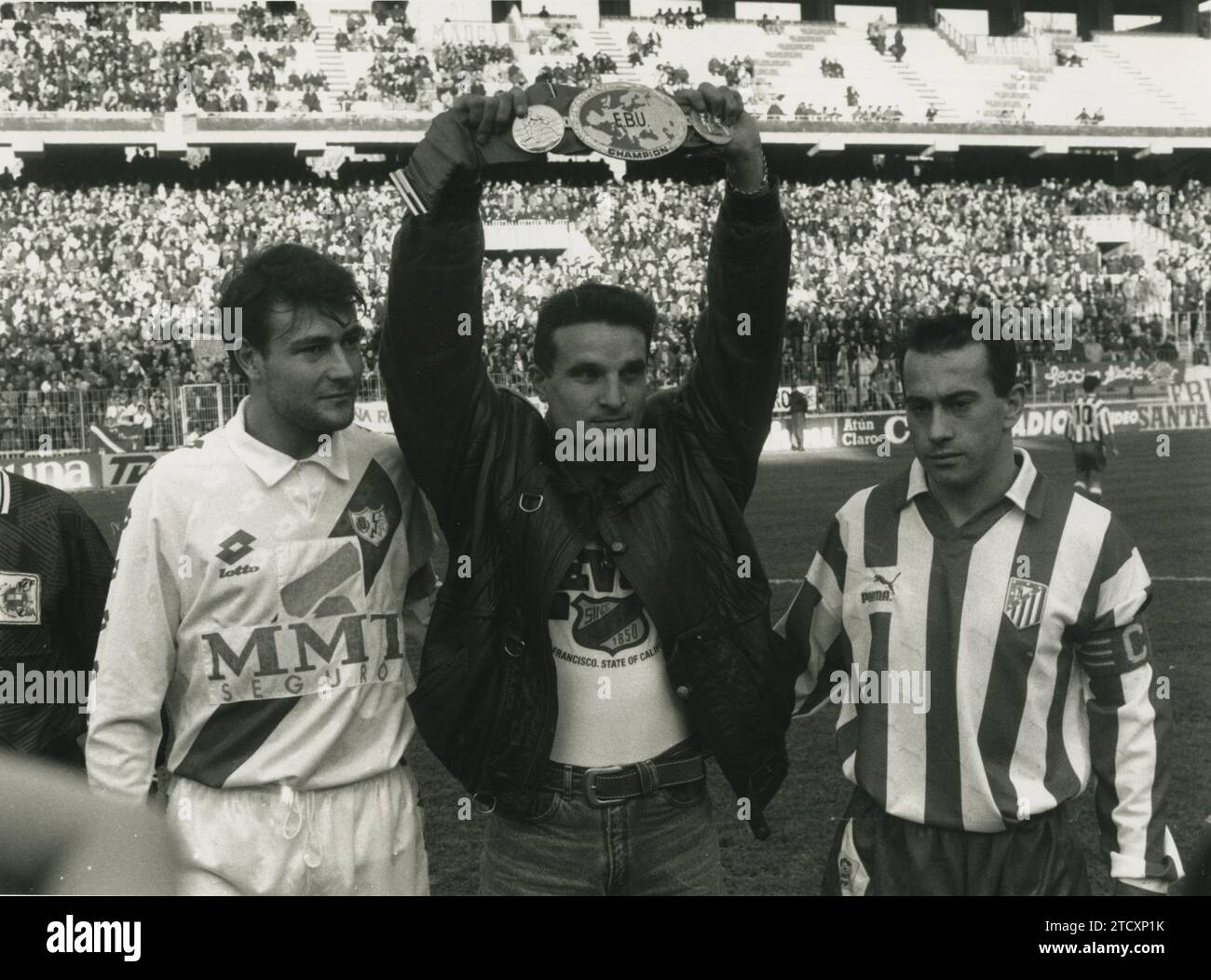Madrid, 01/16/1994. Javier Castillejo, campione europeo dei pesi welter. Crediti: Album / Archivo ABC Foto Stock