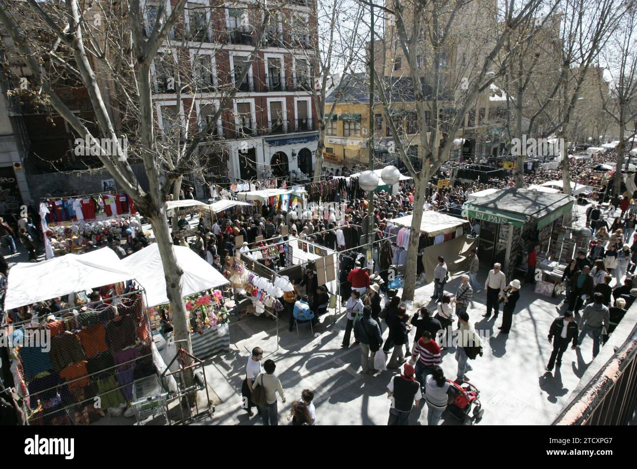 10/30/2012. 03-16-08- Madrid. Vista del sentiero di Madrid migliaia di persone... Fotyo. Chema Barroso.-Archdc.- Plan33.JPG possiedono foto. Crediti: Album / Archivo ABC / José María Barroso Foto Stock