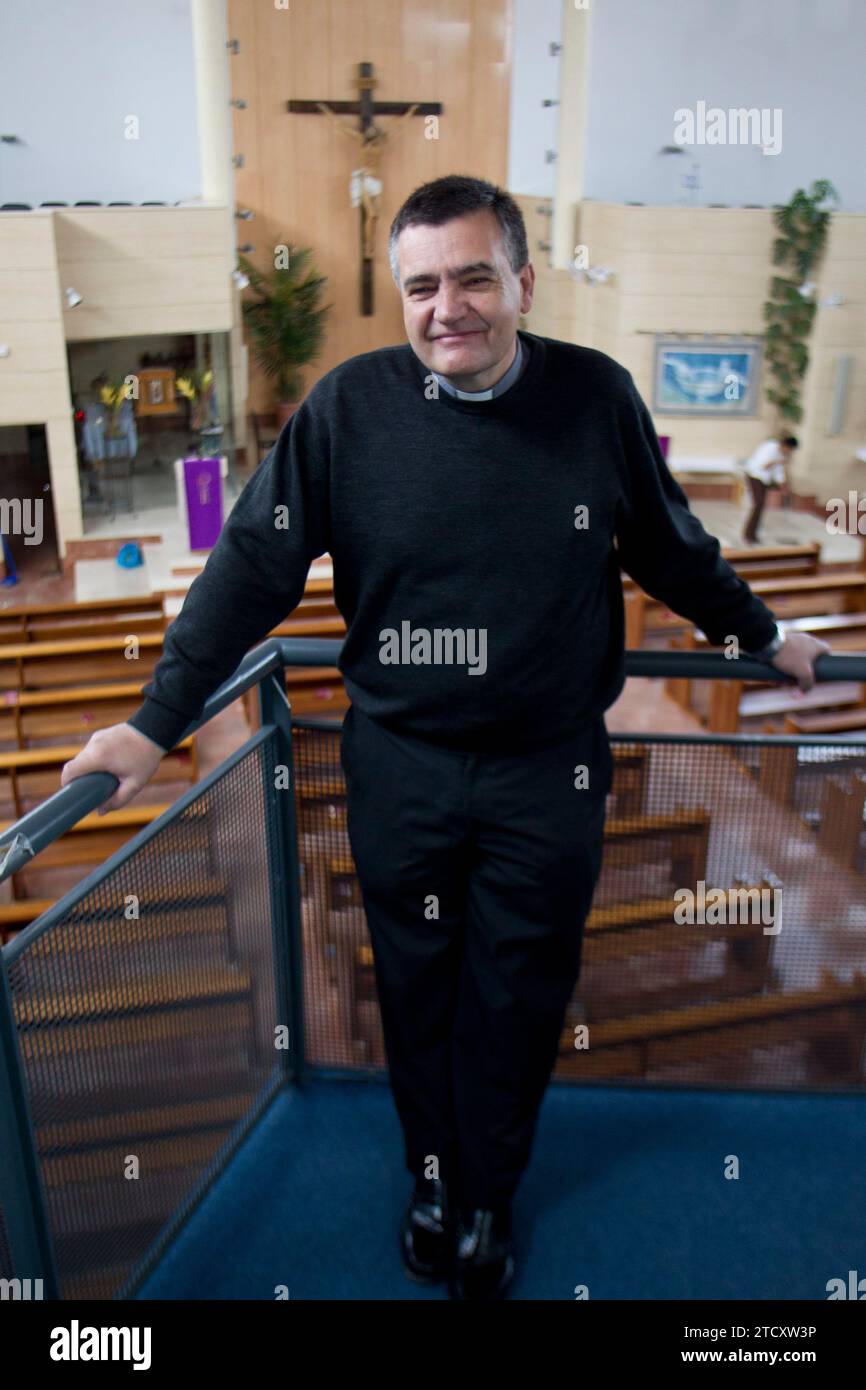 Madrid, 19/3/2012. Il prete Santiago Martin Archdc. Crediti: Album / Archivo ABC / Isabel B Permuy Foto Stock