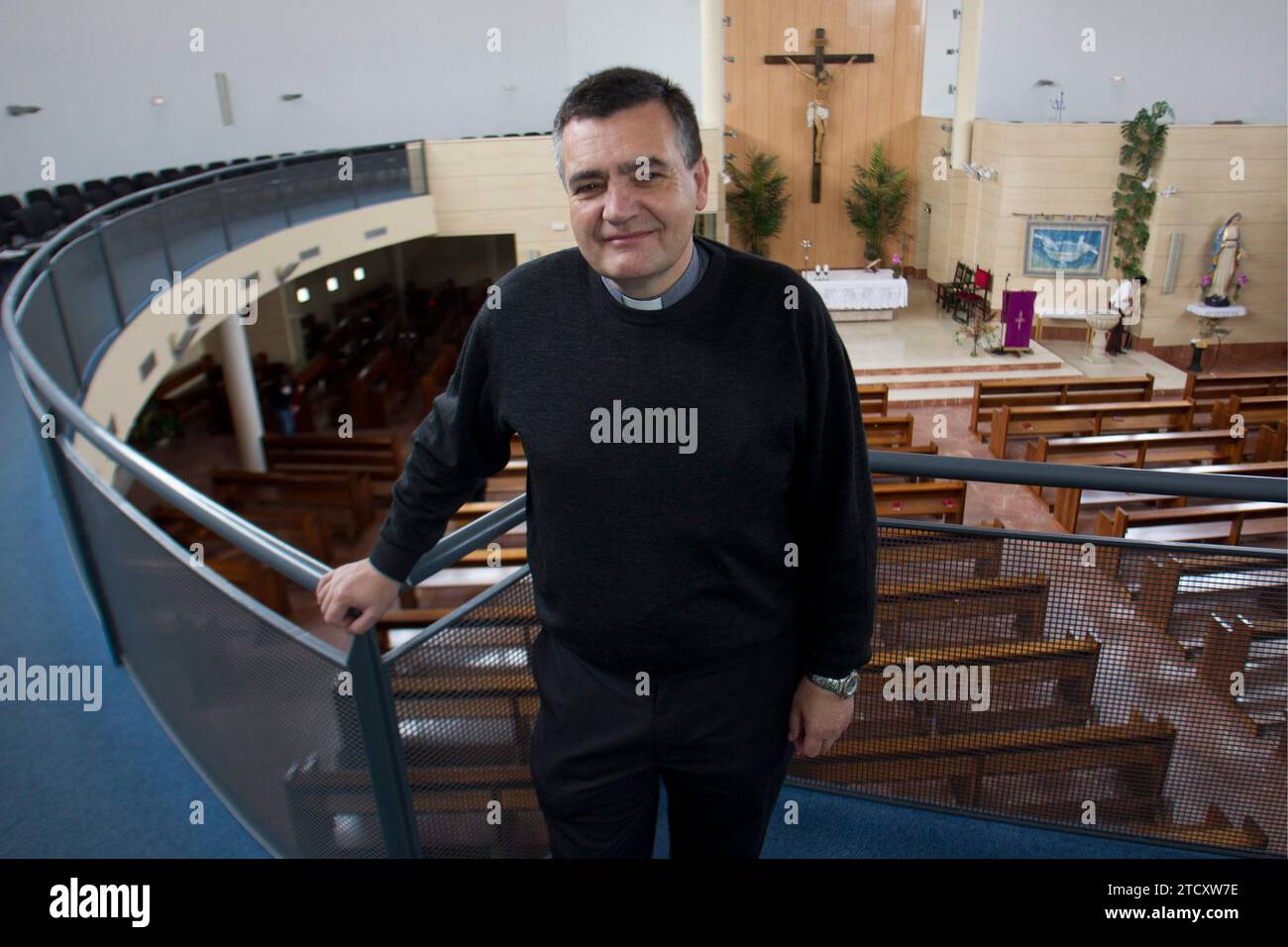 Madrid, 19/3/2012. Il prete Santiago Martin Archdc. Crediti: Album / Archivo ABC / Isabel B Permuy Foto Stock