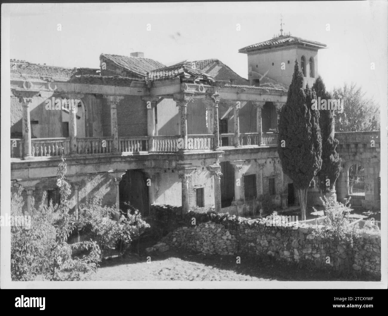 12/31/1929. Palazzo di Don Álvaro de Luna, sul ponteggio Vidrios (Madrid). Crediti: Album / Archivo ABC / J. Recio Foto Stock