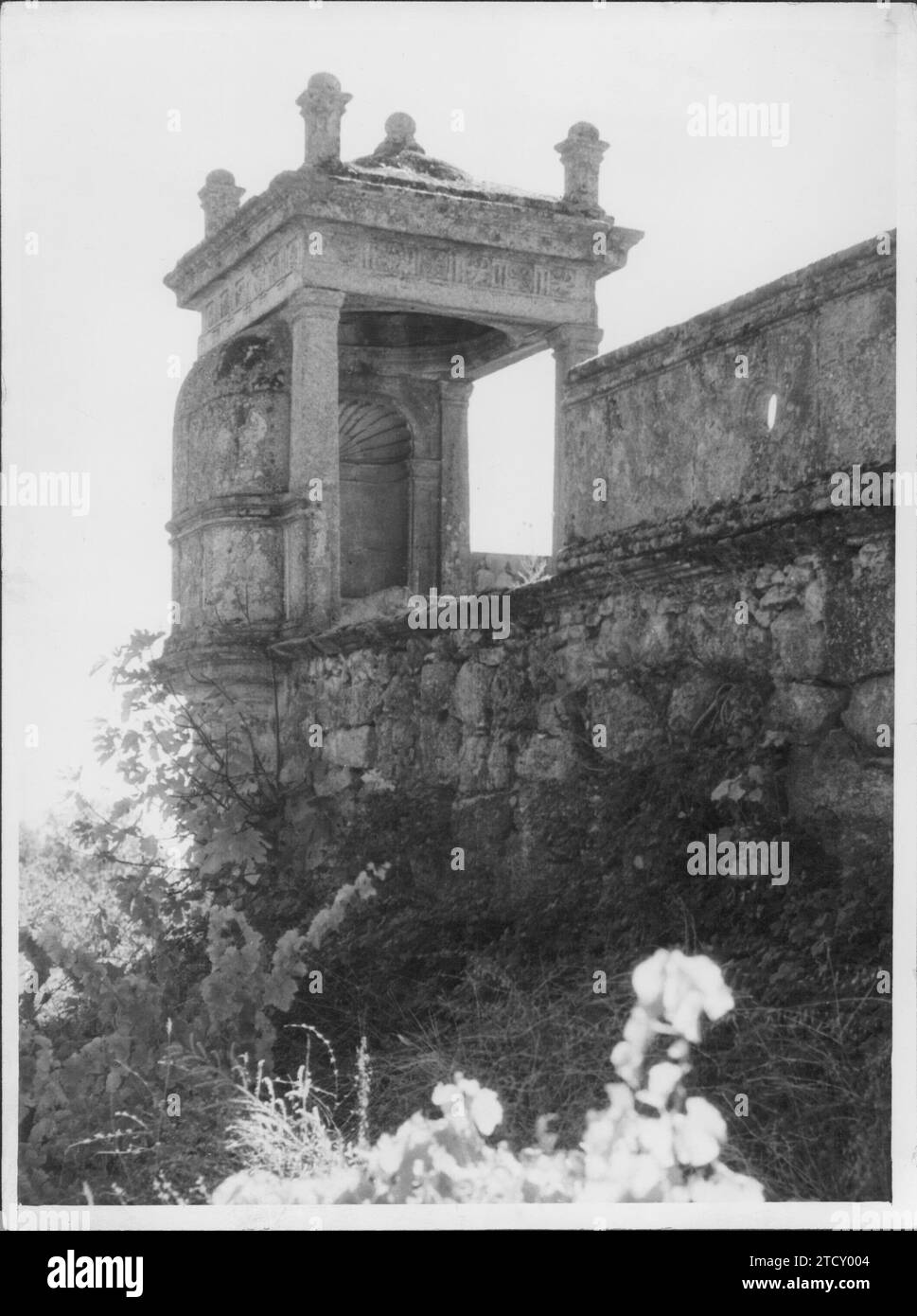 12/31/1929. Particolare del palazzo di Don Álvaro de Luna, sul ponteggio Vidrios (Madrid). Crediti: Album / Archivo ABC / J. Recio Foto Stock