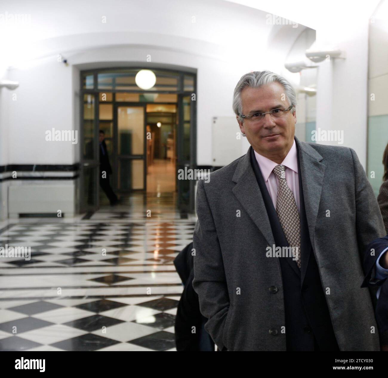 Madrid 01-24-2012 inizio del secondo processo nella corte suprema di Madrid contro il giudice Baltasar Garzon nella foto storica del caso di memoria Jaime Garcia Archdc. Crediti: Album / Archivo ABC / Jaime García Foto Stock