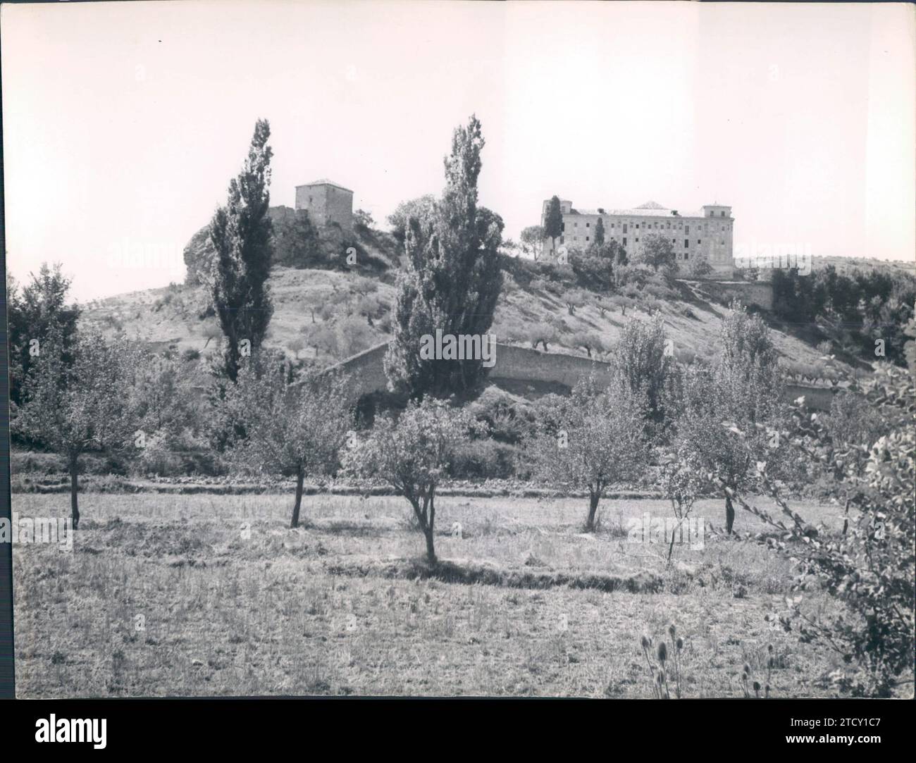 12/31/1959. Fondazione Teresiana. Il convento era dei frati carmelitani. Occupata dai missionari francescani, conserva la grotta dove San Giovanni della Croce scrisse la sua "notte oscura" e la morale che Santa Teresa di Gesù piantò nel giardino. Crediti: Album / Archivo ABC / Rosario Ballester Foto Stock