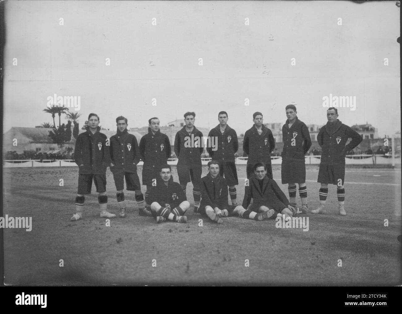 Squadra del Real Murcia Football Club, campione di prima categoria del gruppo A della regione di Murcia nel 1925. Crediti: Album / Archivo ABC / Mateo Foto Stock