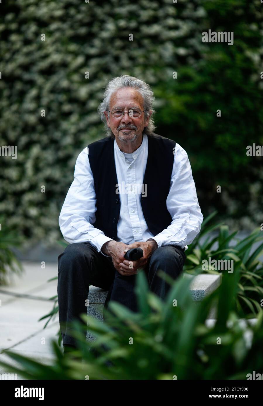 Madrid, 22/05/2017. Incontro con lo scrittore austriaco Peter Handke. Foto. Oscar del Pozo ARCHDC. Crediti: Album / Archivo ABC / Oscar del Pozo Foto Stock