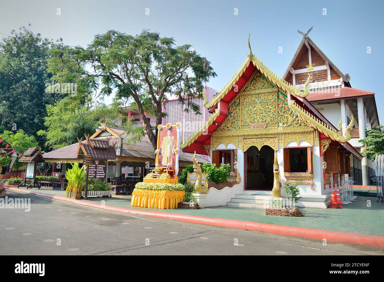 Anubaan Chiang mai School Ratchamanka Road, città vecchia di Chiang mai, Thailandia Foto Stock