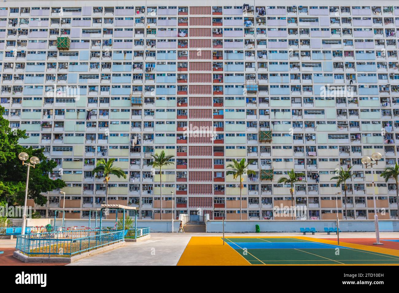 Choi Hung Estate, Rainbow Estate, situata a Kowloon, Hong kong, Cina Foto Stock