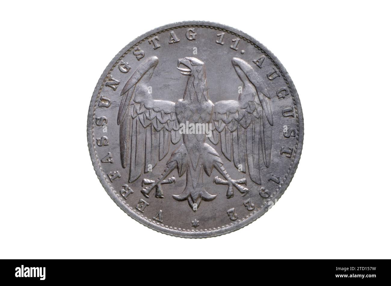 Weimar Republic 3 Mark Coin Foto Stock