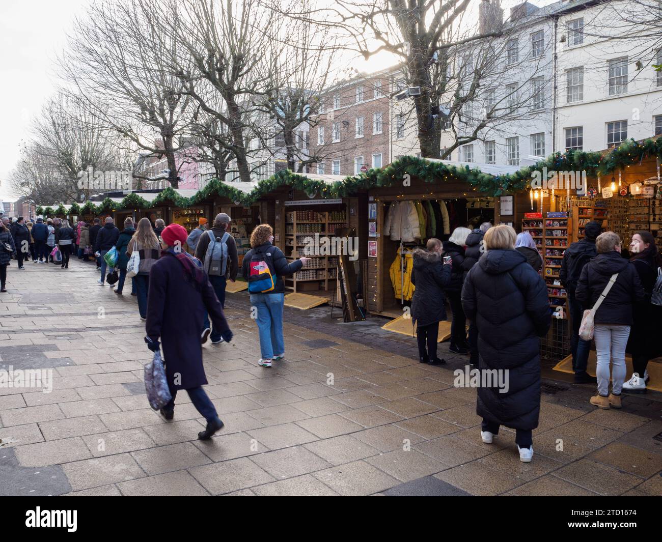 Mercato di Natale di York 2023 Foto Stock