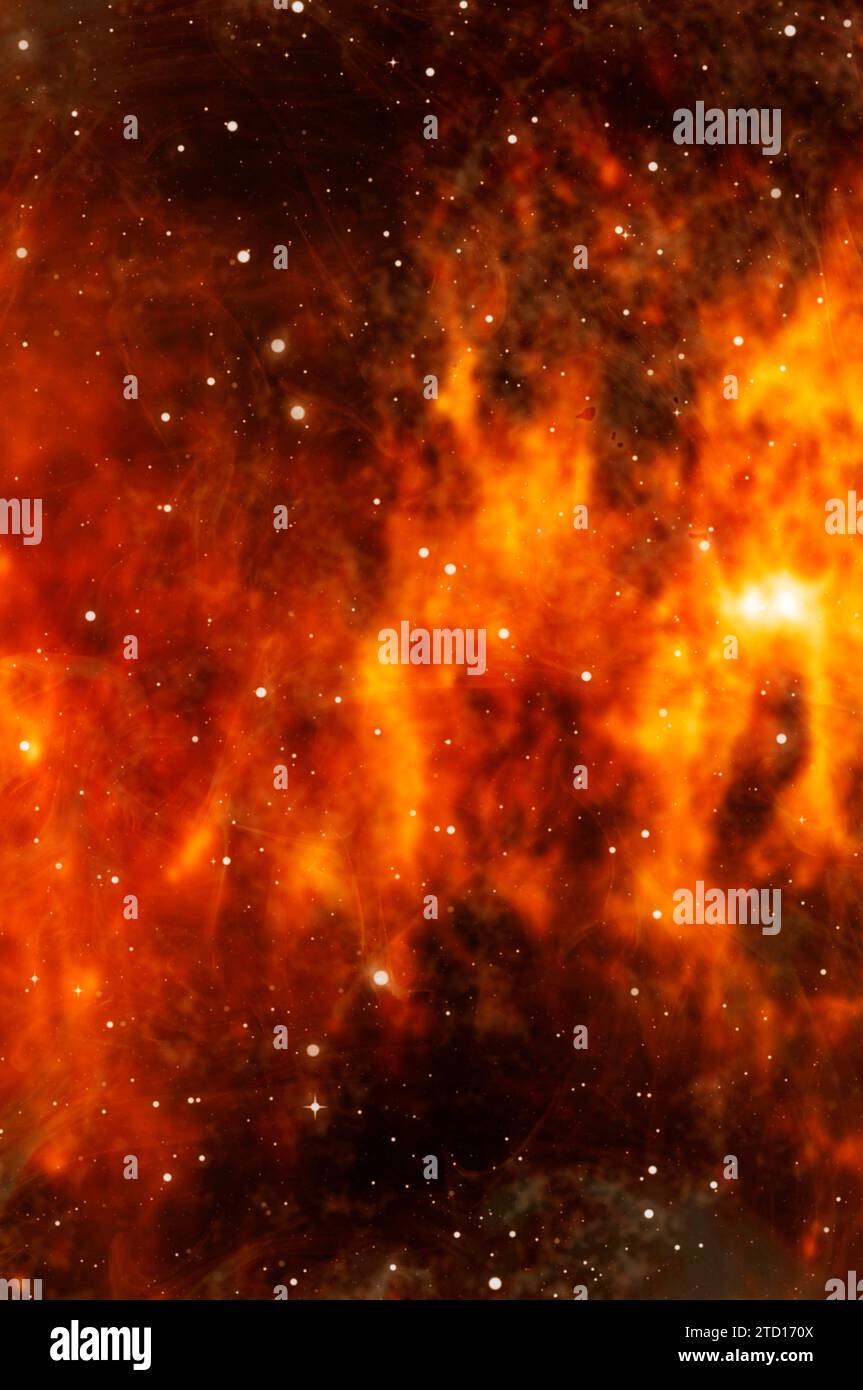 sfondo rosso fuoco caldo Foto Stock