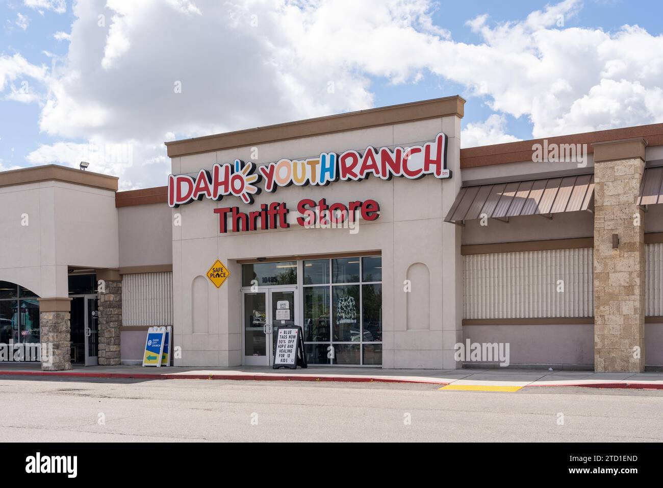 Negozio Idaho Youth Ranch Thrift in Idaho, Idaho, Stati Uniti Foto Stock