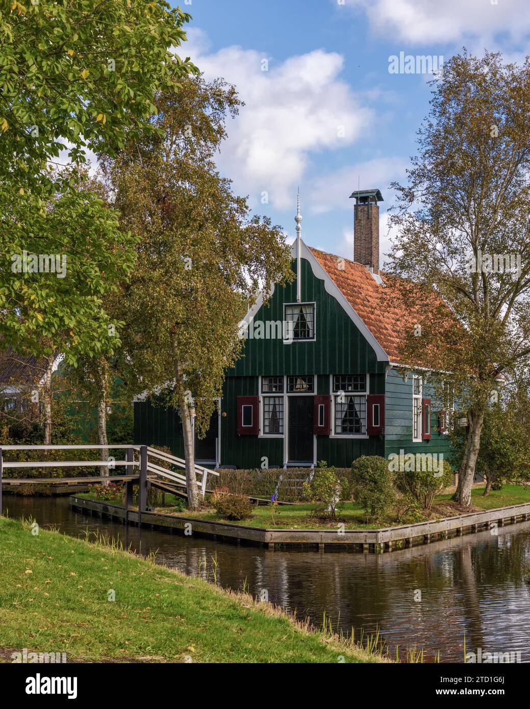 Splendida vista di Zaanse Schans, Amsterdam, Olanda Foto Stock