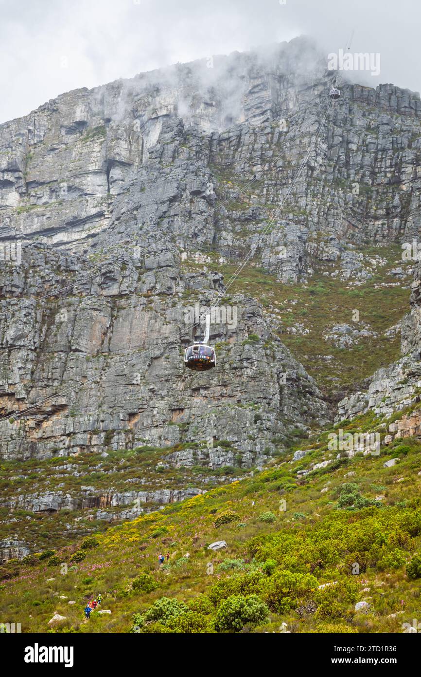 Funivia Table Mountain a città del Capo, Sudafrica Foto Stock