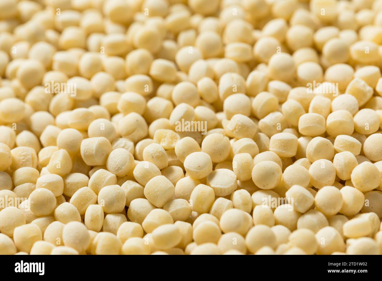 Couscous organico secco grande in una ciotola Foto Stock