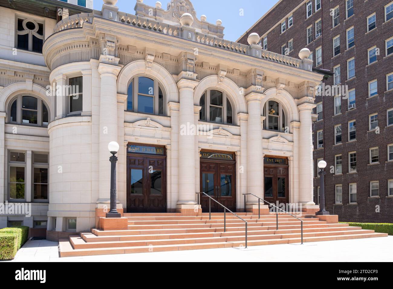 Negozio O.C. Tanner Jewelers nel centro di Salt Lake City, Utah, Stati Uniti Foto Stock