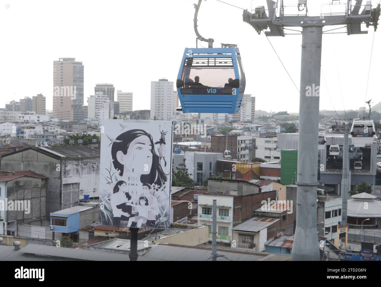 GYE-OBRAS DE AEROARTE Guayaquil, viernes 15 de diciembre del 2023 A pesar de la garantia tÃ cnica de durabilidad resistentes al sol, viento y lluvia que dijo tener, Xavier Alvarez, de Siglo XXI, las 14 obras del proyecto denominado Aeroarte impulsado por la alcaldia de Guayaquil, de Cinthya Viteri, con un costo de $980,000, lucen desgastadas y descoloridas. Fotos: CÃ sar Munoz/API Guayaquil Guayas Ecuador SOI-GYE-OBRASDEAEROARTE-c5b60702f473b3a11df84a8b8d97770d *** GYE OBRAS DE AEROARTE Guayaquil, venerdì 15 dicembre 2023 nonostante la garanzia tecnica di resistenza al sole, al vento e al vento Foto Stock